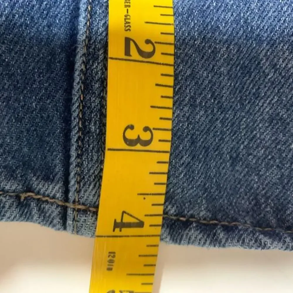 JOE'S JEANS Shorts 32 Paper Bag High Rise Elastic Waist Soft‎ Denim Zip Fly